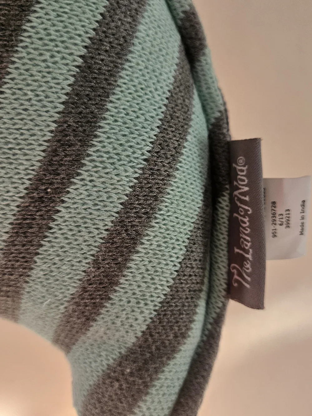 Land Of Nod soft striped